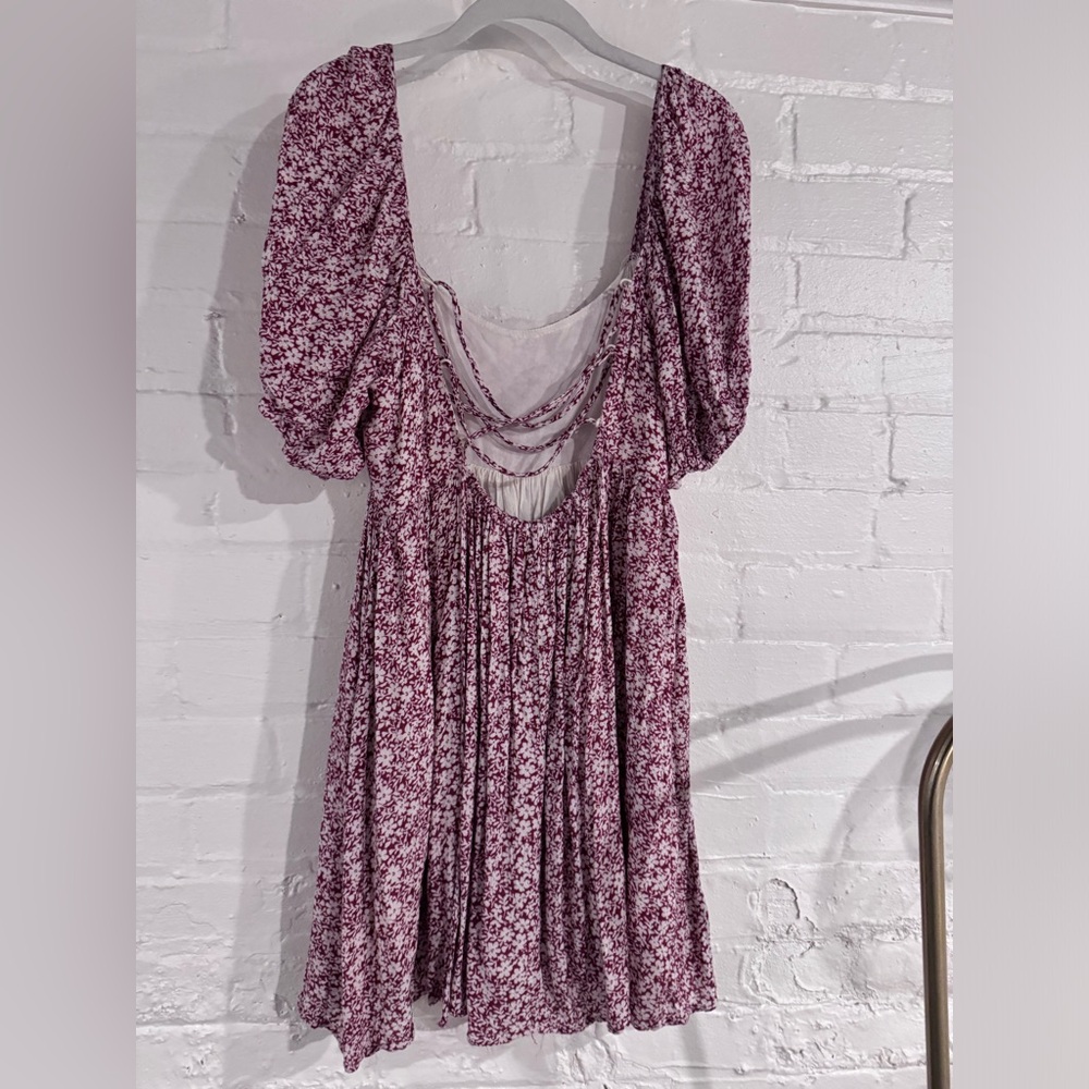 By Together Red Floral Dress - Picture 2 of 2